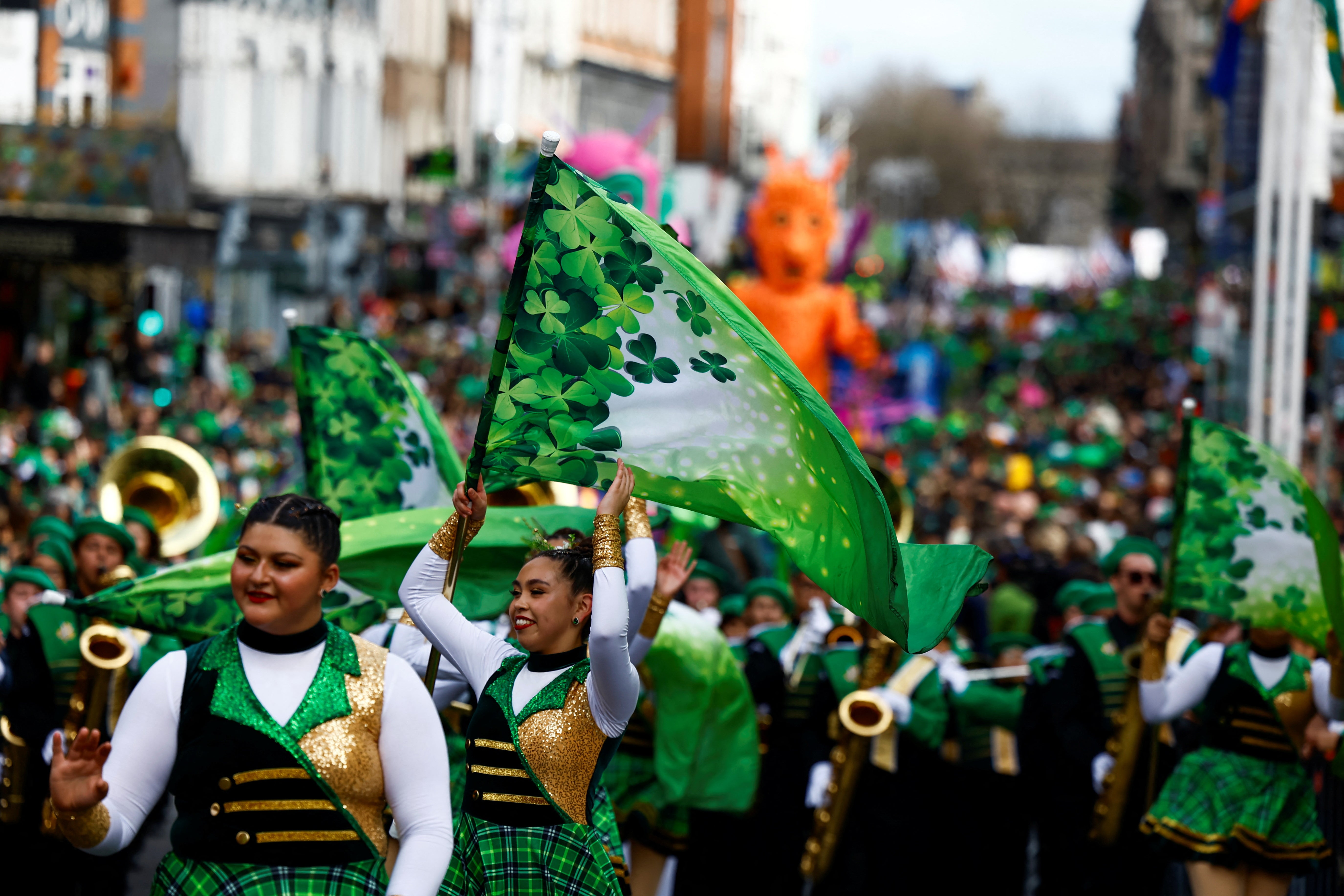 St. Patrick's Day parade, in Dublin
