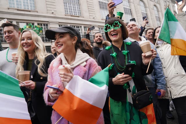 <p>Revellers in Ireland and beyond celebrated St Patrick’s Day on Sunday with colourful parades attended by the masses</p>