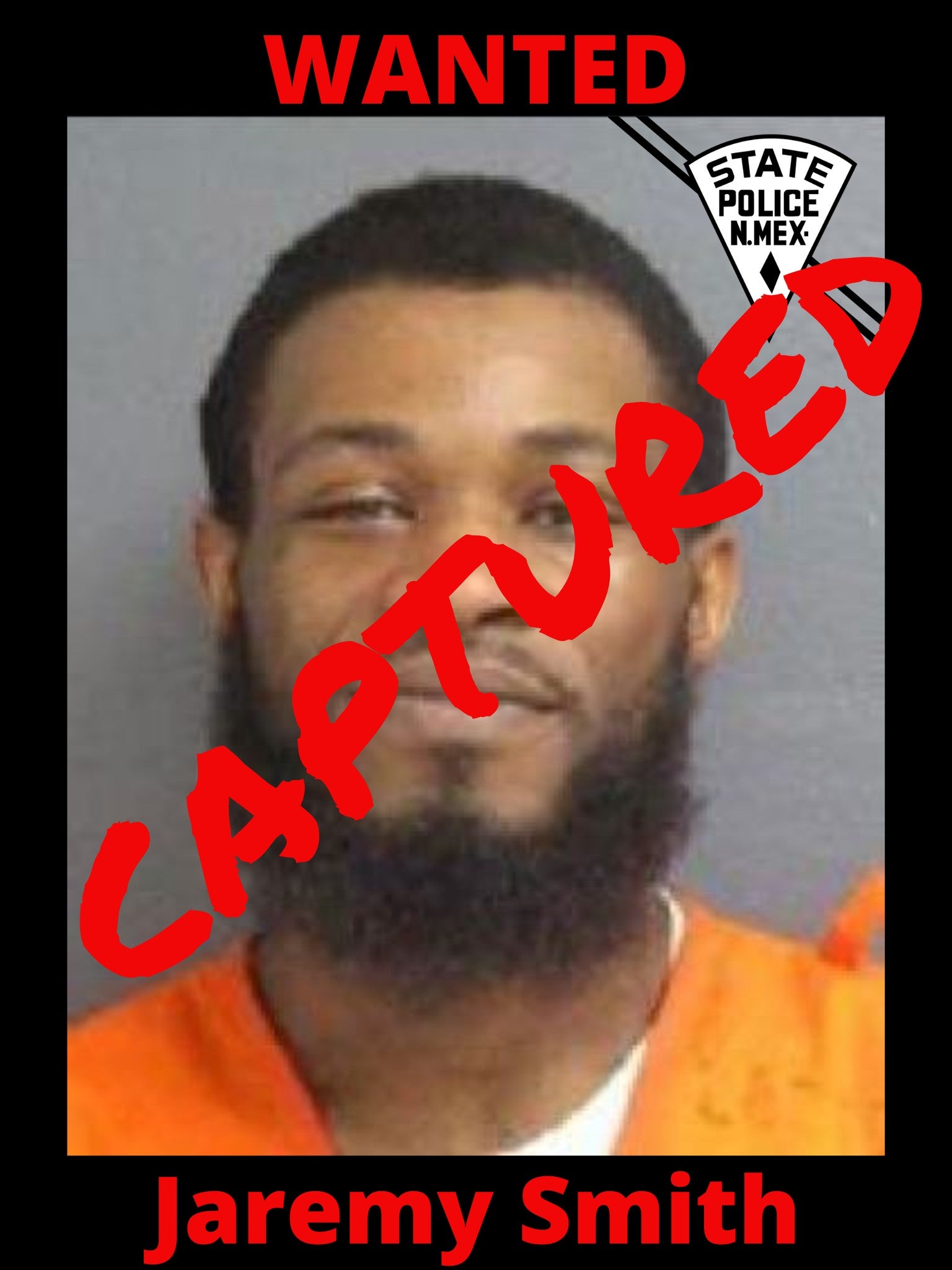 Jaremy Smith was captured after a days-long manhunt