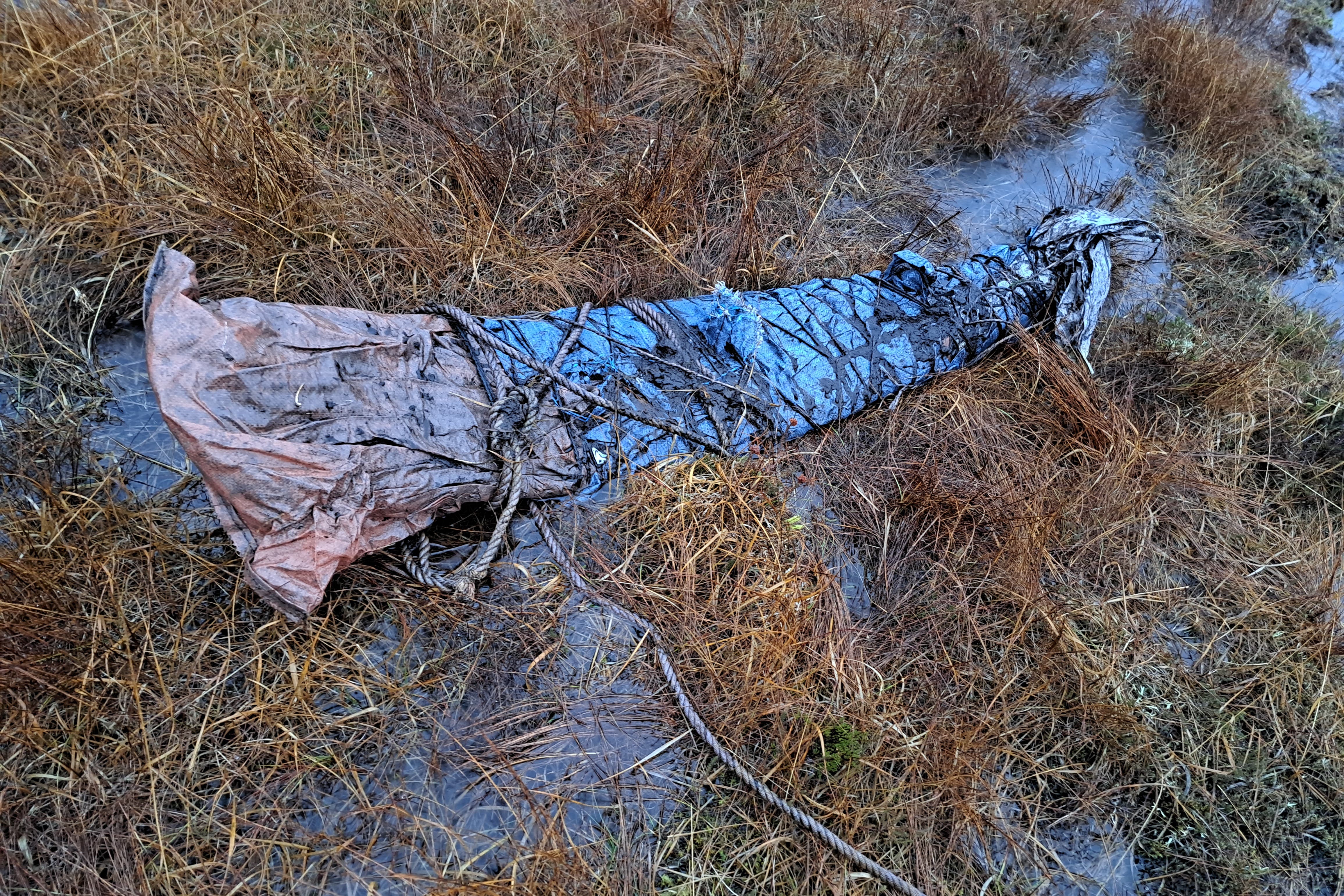 The propeller was found wrapped up in a bog on Arran (National Trust for Scotland/PA)