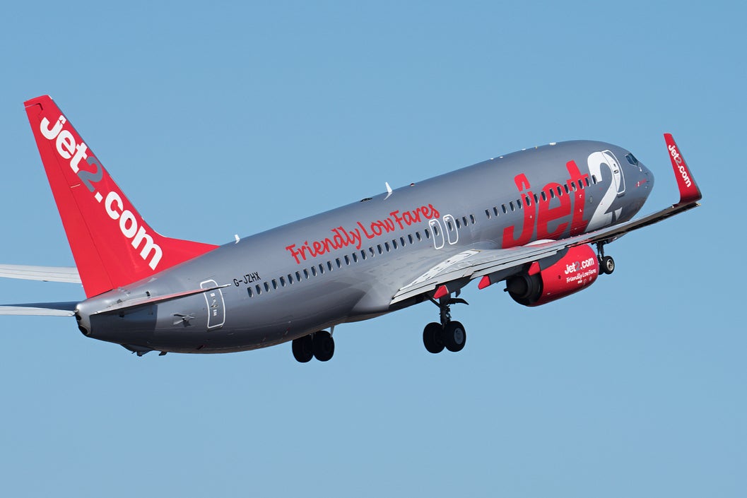 Bournemouth bound: Jet2 aircraft taking off from Tenerife, the first destination from the Dorset airport