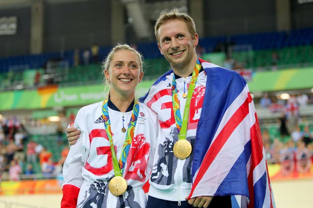 Dame Laura Kenny and husband Sir Jason are Britain’s most decorated female and male Olympians (David Davies/PA)