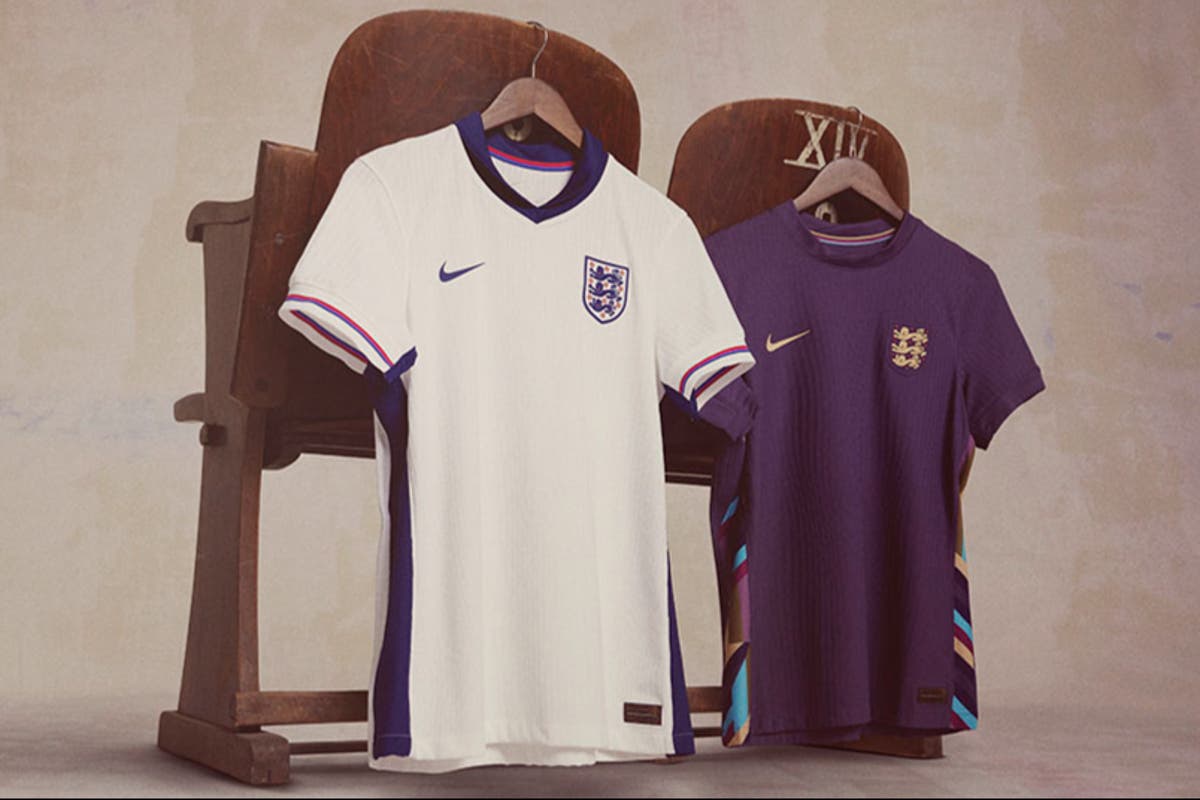 イングランド、珍しいアウェイシャツを含むユーロ2024に向けた新ユニフォームを発表