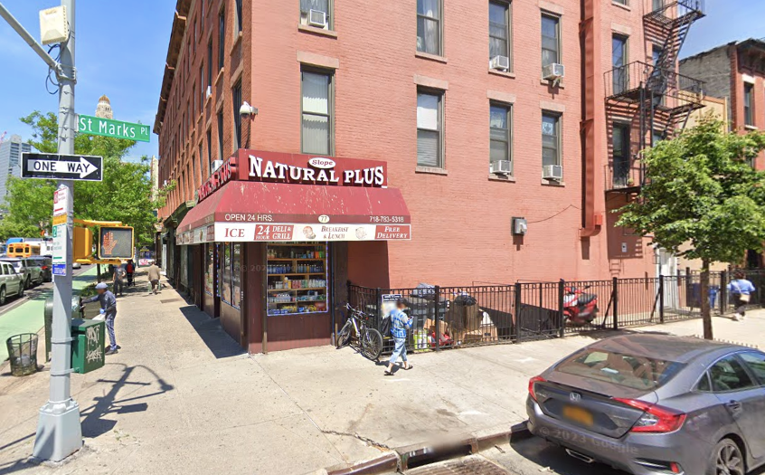 Slope Natural Plus deli in Brooklyn, New York, where Samyia Spain was fatally stabbed