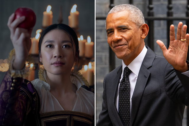 <p>Jess Hong in ‘3 Body Problem’ and Barack Obama</p>