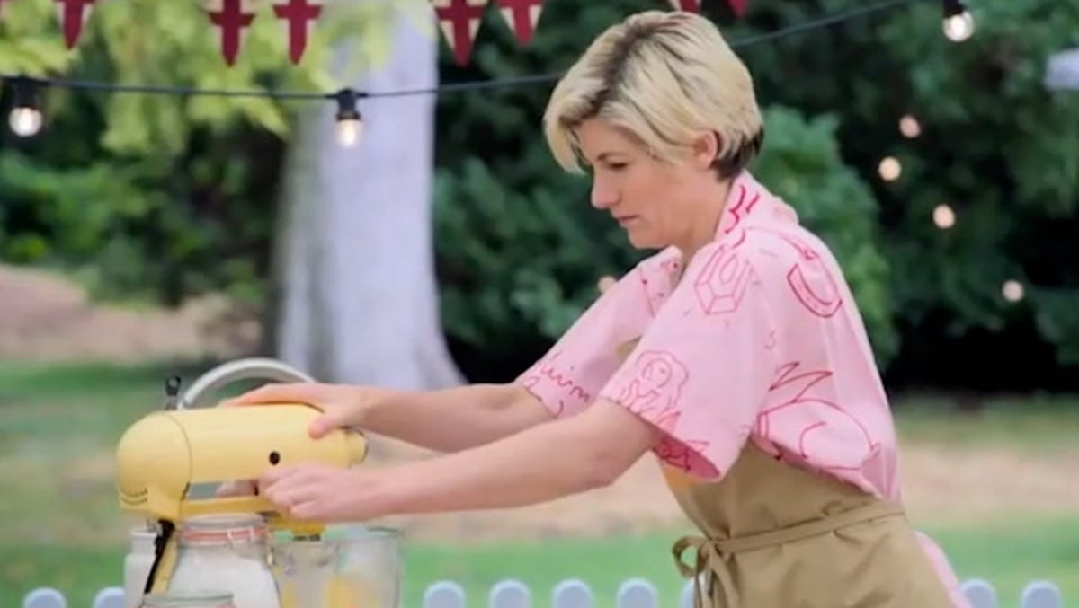 Celebrity Bake Off star’s bowl spirals out of control and shatters mid-challenge