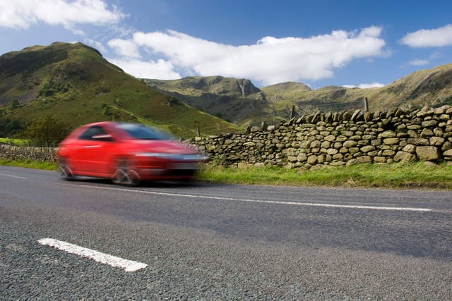 Safety improvements will be made on 17 of England’s deadliest stretches of road, the Department for Transport has announced (Alamy/PA)