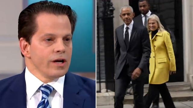 <p>Former White House communications director Anthony Scaramucci explains why Barack Obama visited Downing Street.</p>