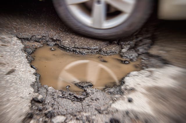 <p>The RAC said pothole-related callouts were actually down by 22% in the first three months of this year</p>