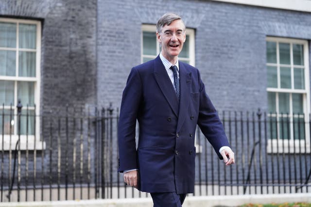 Sir Jacob Rees-Mogg said the party had to get behind the leader (Stefan Rousseau/PA)