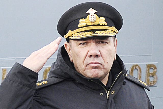 <p>Aleksandr Moiseev, formerly the commander of Russia’s Northern fleet, has been appointed head of the Russian navy  </p>