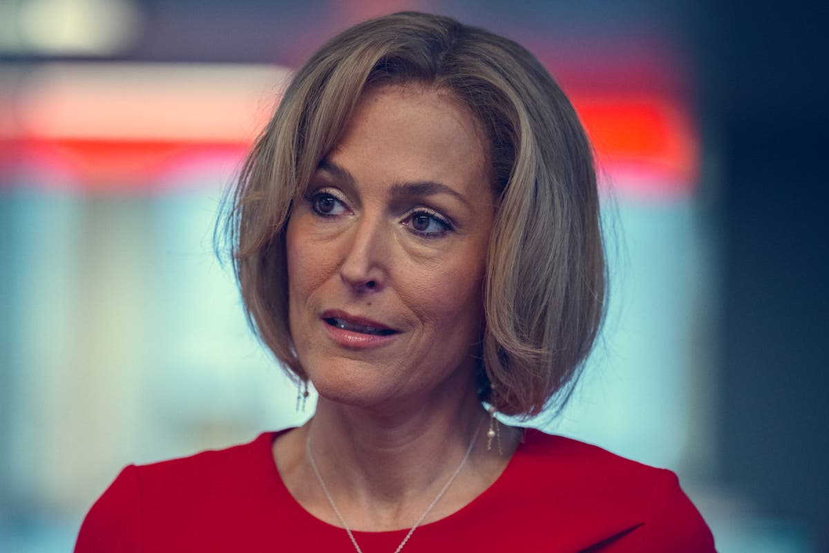 Gillian Anderson said she found it ‘scary’ to play Newsnight interviewer Emily Maitlis