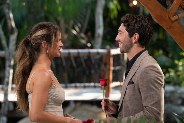 <p>Kelsey A and Joey Graziadei on ‘The Bachelor’</p>