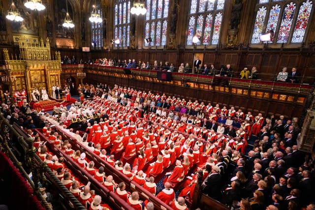 <p>Lord Mackenzie of Framwellgate left the chamber unsure whether he was joking or not as he recalled the incident in the House of Lords (pictured) </p>