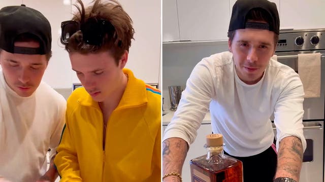 <p>Brooklyn Beckham enlists brother Cruz as sous chef to impress Gordon Ramsay with beef wellington.</p>