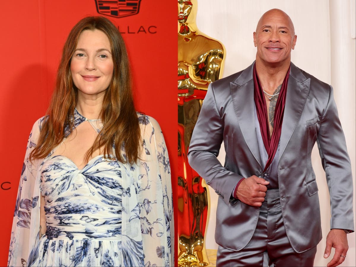 Fans praise Dwayne Johnson for asking for consent before lifting Drew Barrymore