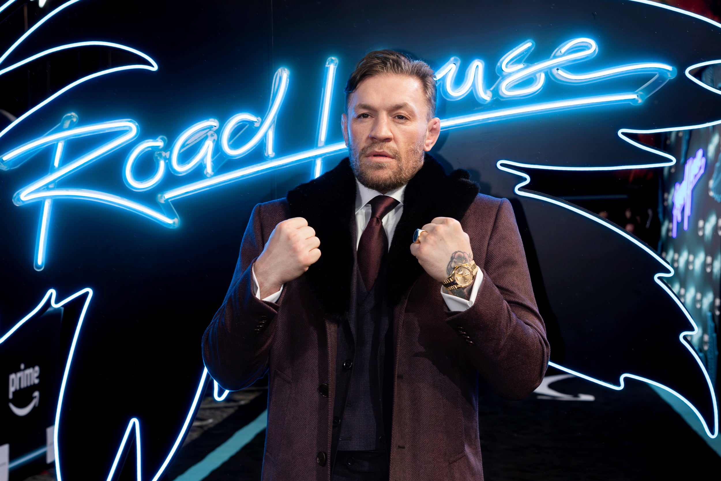 <p>Conor McGregor at an advance screening for the Road House remake </p>