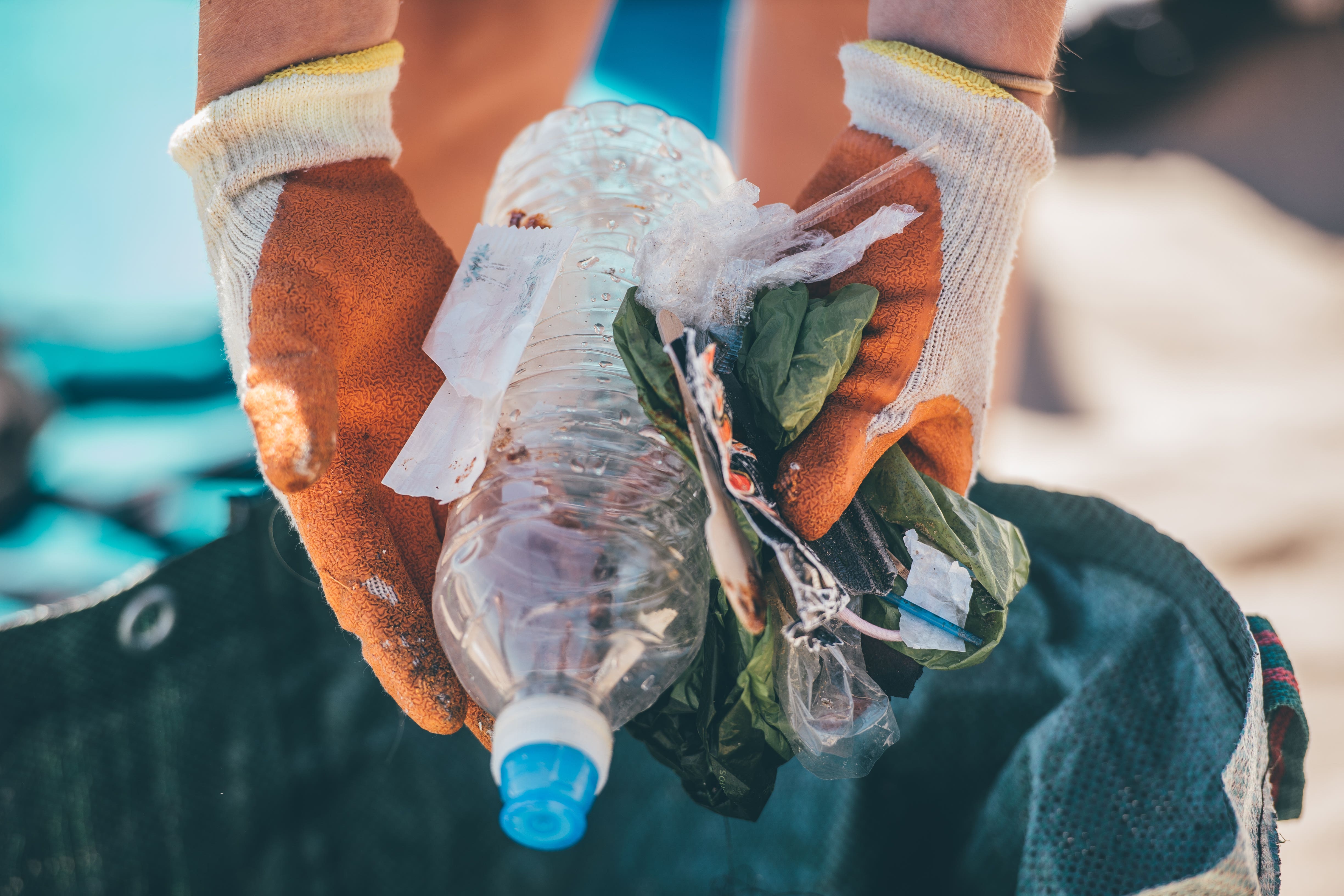 Plastic bottles were found on beaches across the country (Aled Llywelyn/Billy Barraclough/MCS/PA)