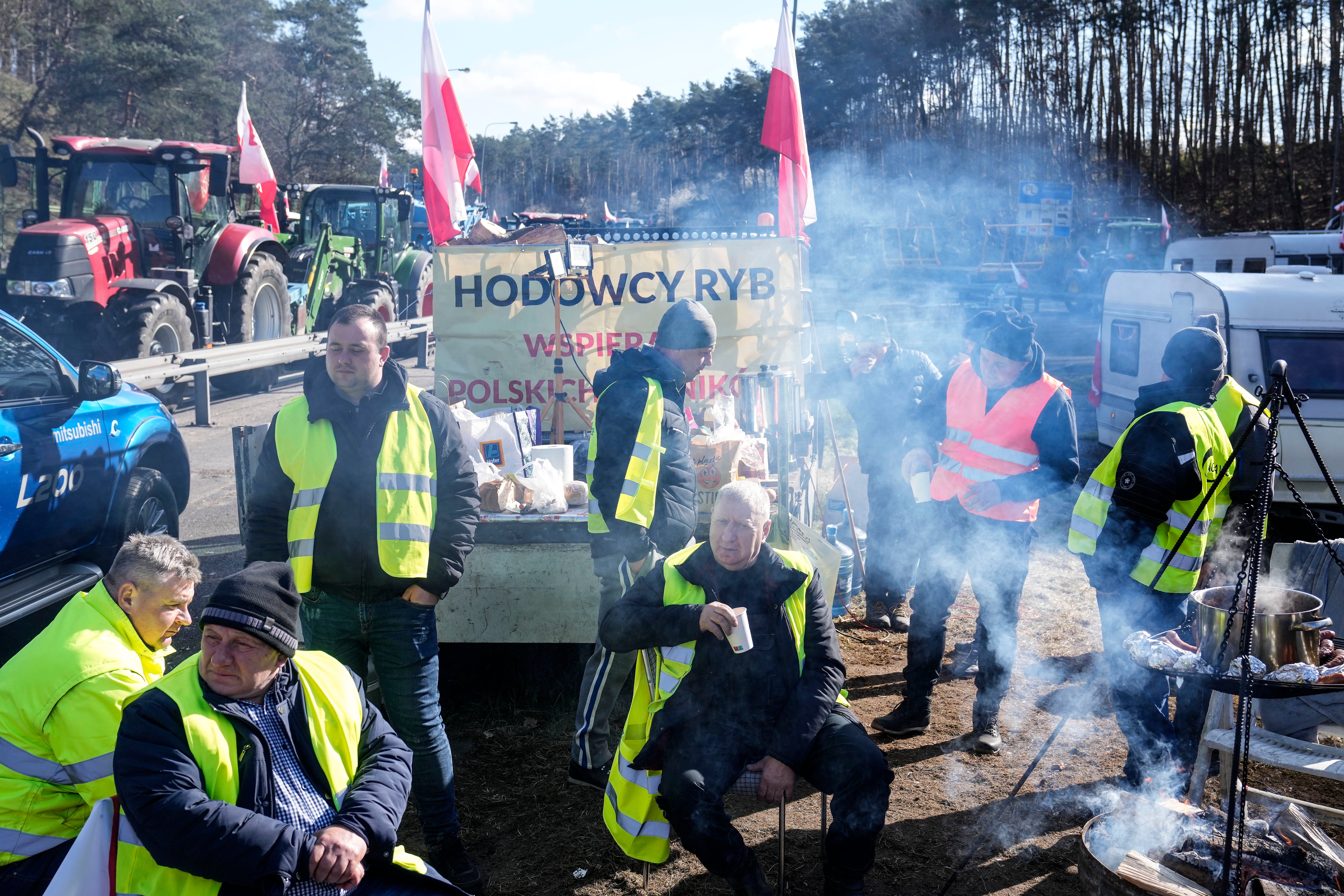 Poland Farmer Protest Border