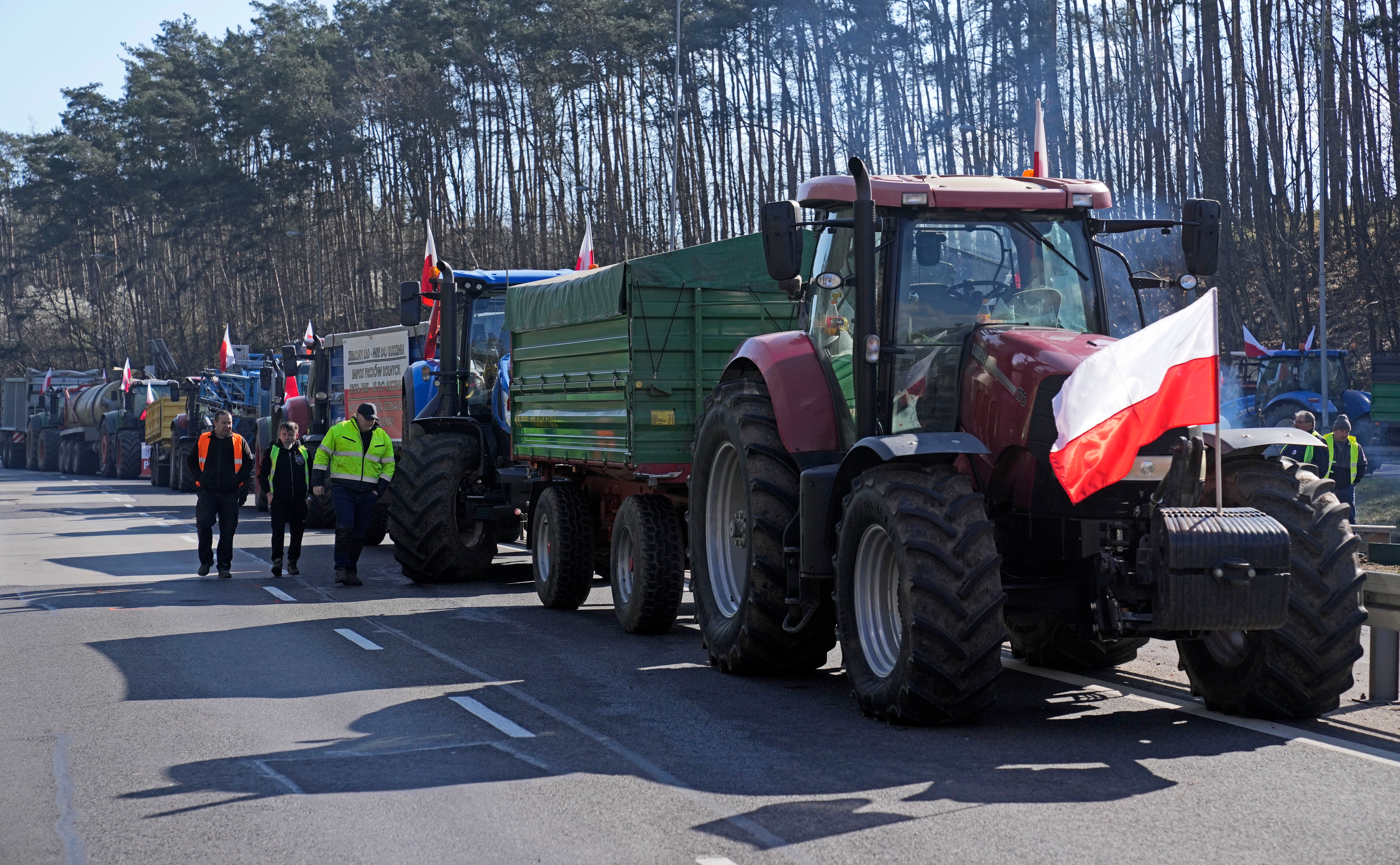 Poland Farmer Protest Border