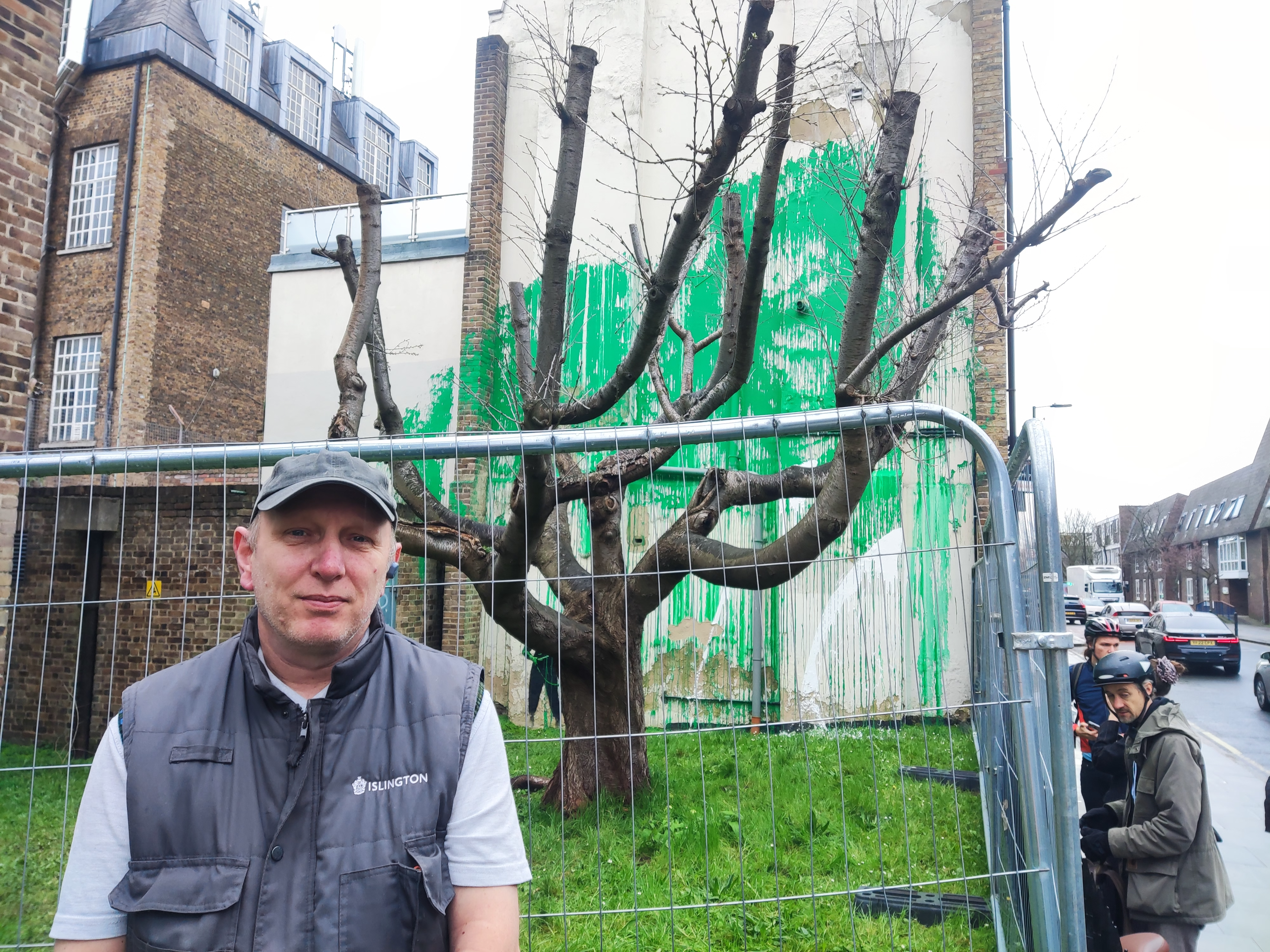 Lewis Cowell, 51, has been caretaker of the flats for ten years