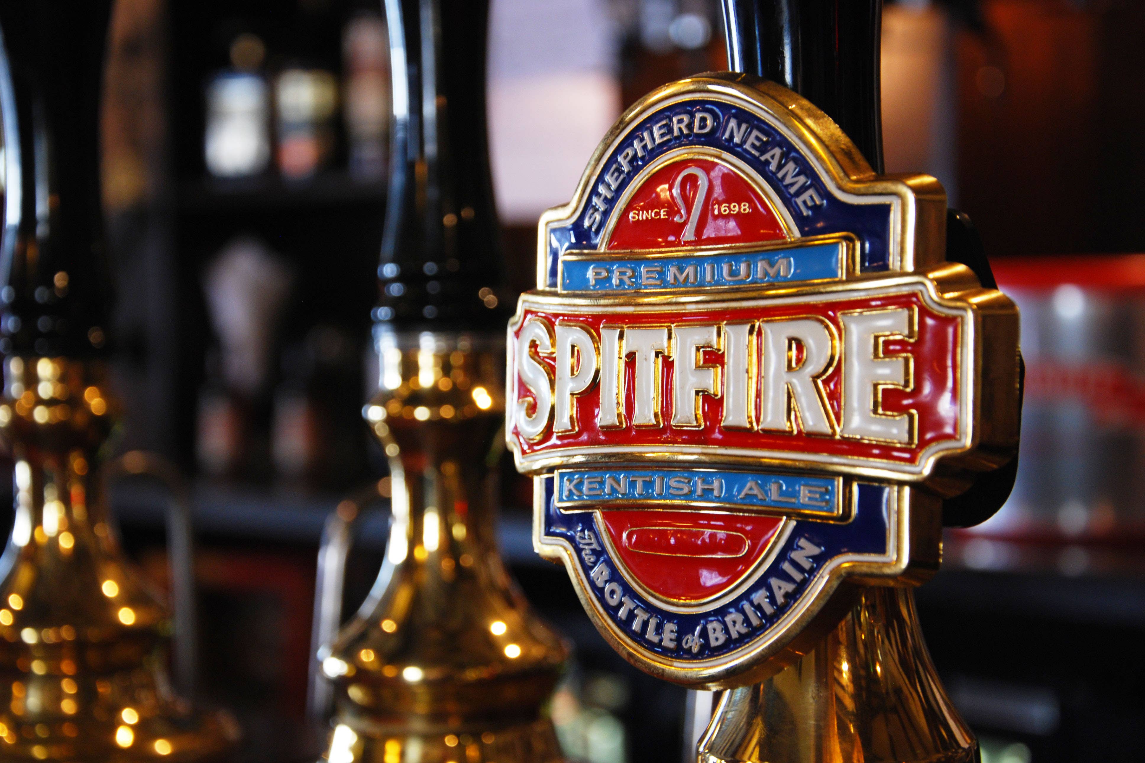 Shepherd Neame brews beers under a range of brands including Spitfire (Alamy/PA)