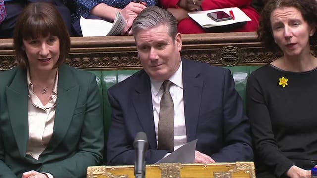 <p>‘Bring it on’: Starmer challenges Sunak over general election.</p>