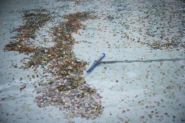 What happens to the coins tossed into Rome s Trevi Fountain? The