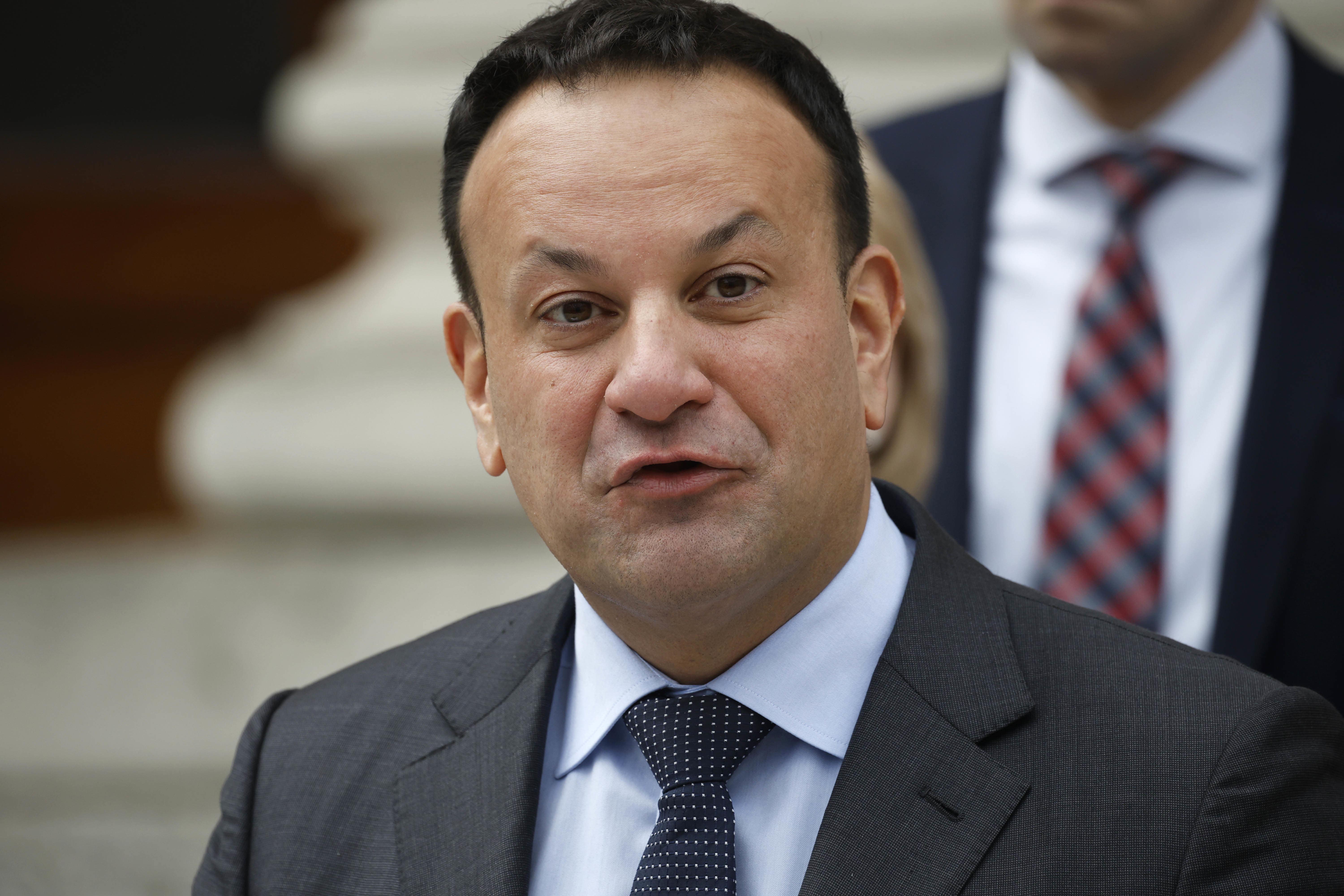 Taoiseach Leo Varadkar speaking to the media at Government Buildings in Dublin, he has announced he is to step down as Taoiseach and as leader of his party, Fine Gael. Picture date: Wednesday March 20, 2024.