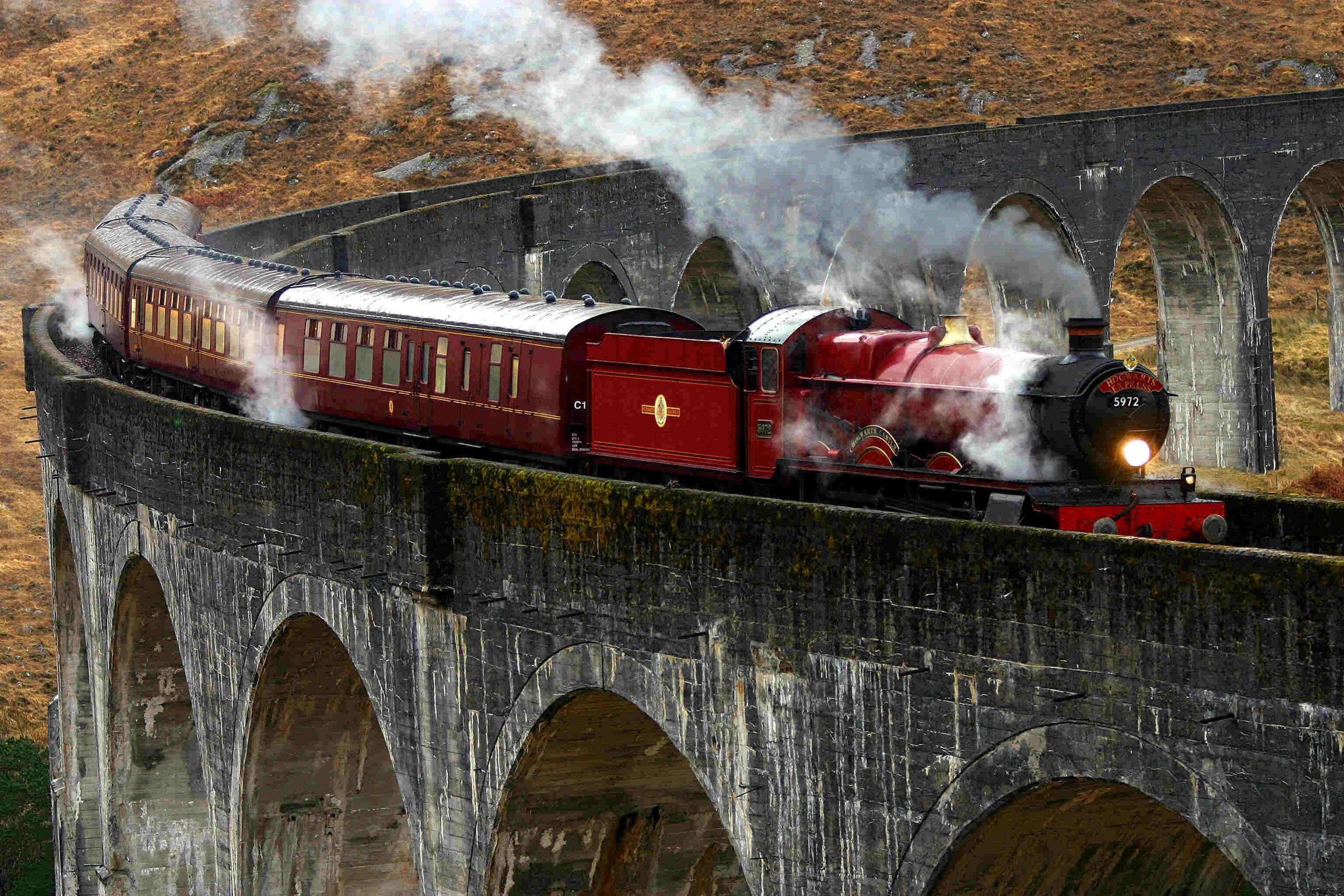 The service take passengers over the Glenfinnan Viaduct (West Coast Railways/PA)