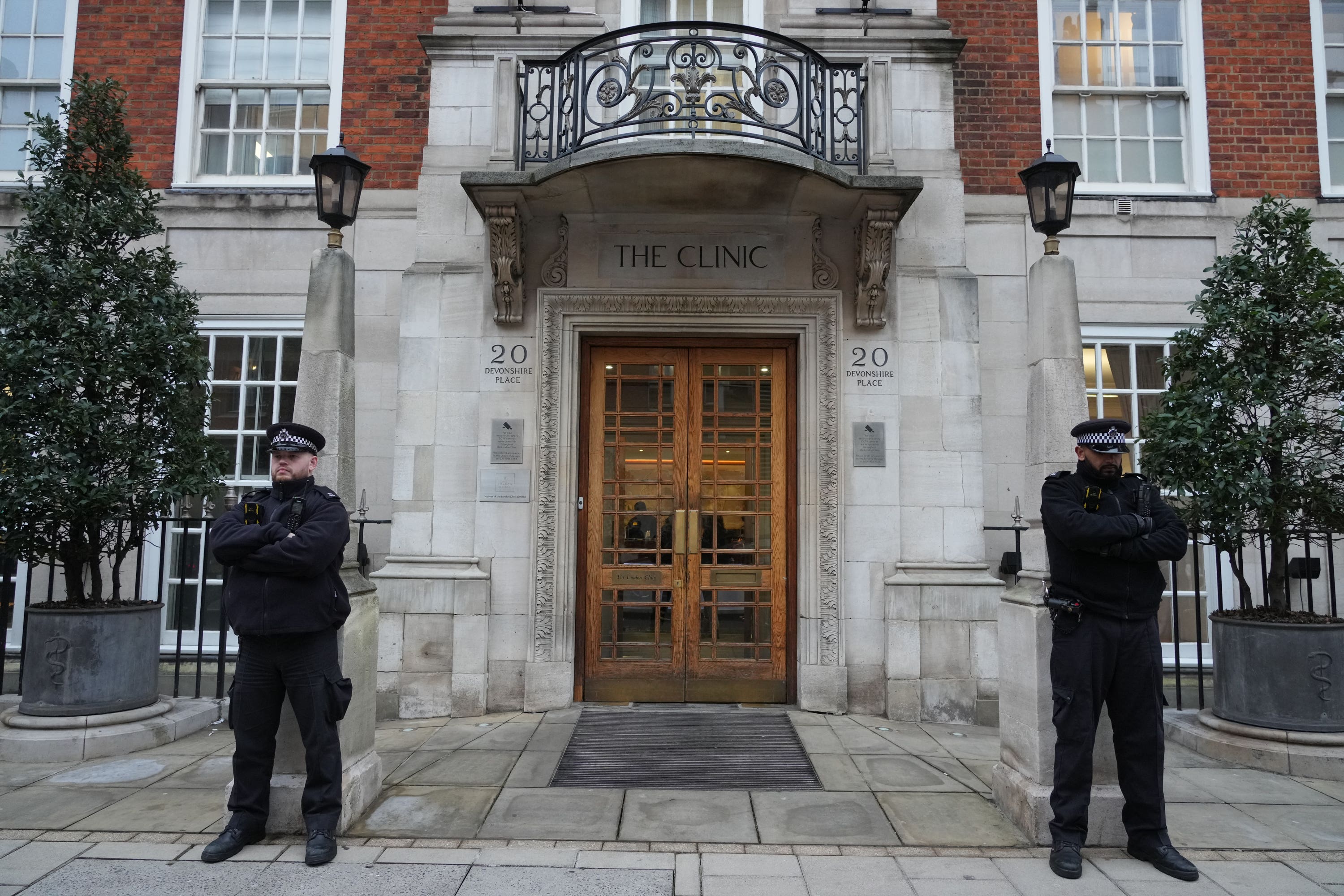 The London Clinic where the Princess of Wales had abdominal surgery (Jeff Moore/PA)