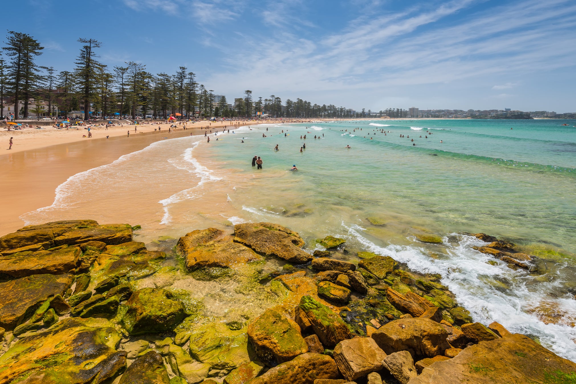 Surfers and sand-dwellers are welcome on Manly beach