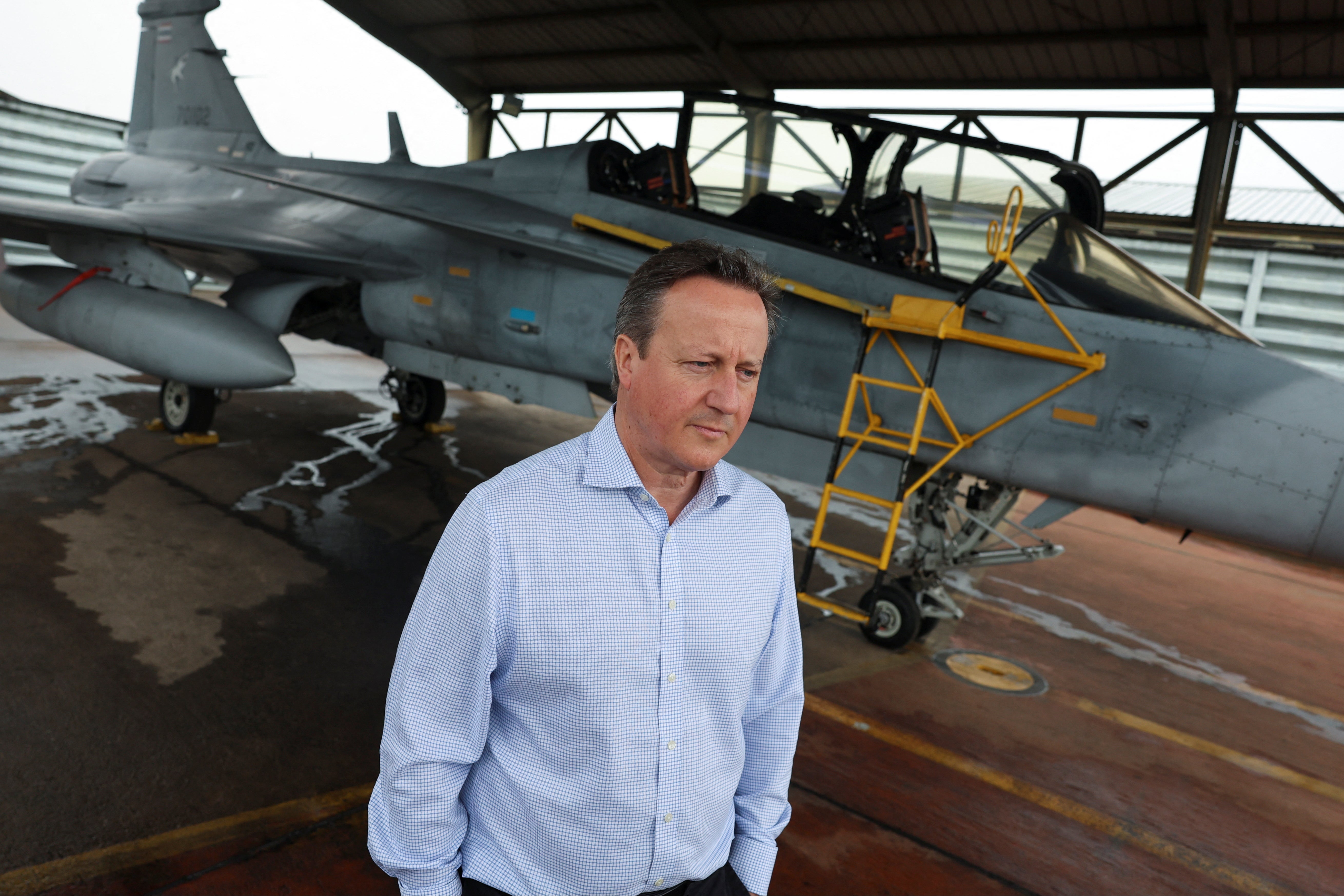 David Cameron spoke about the conflict during a visit to Thailand