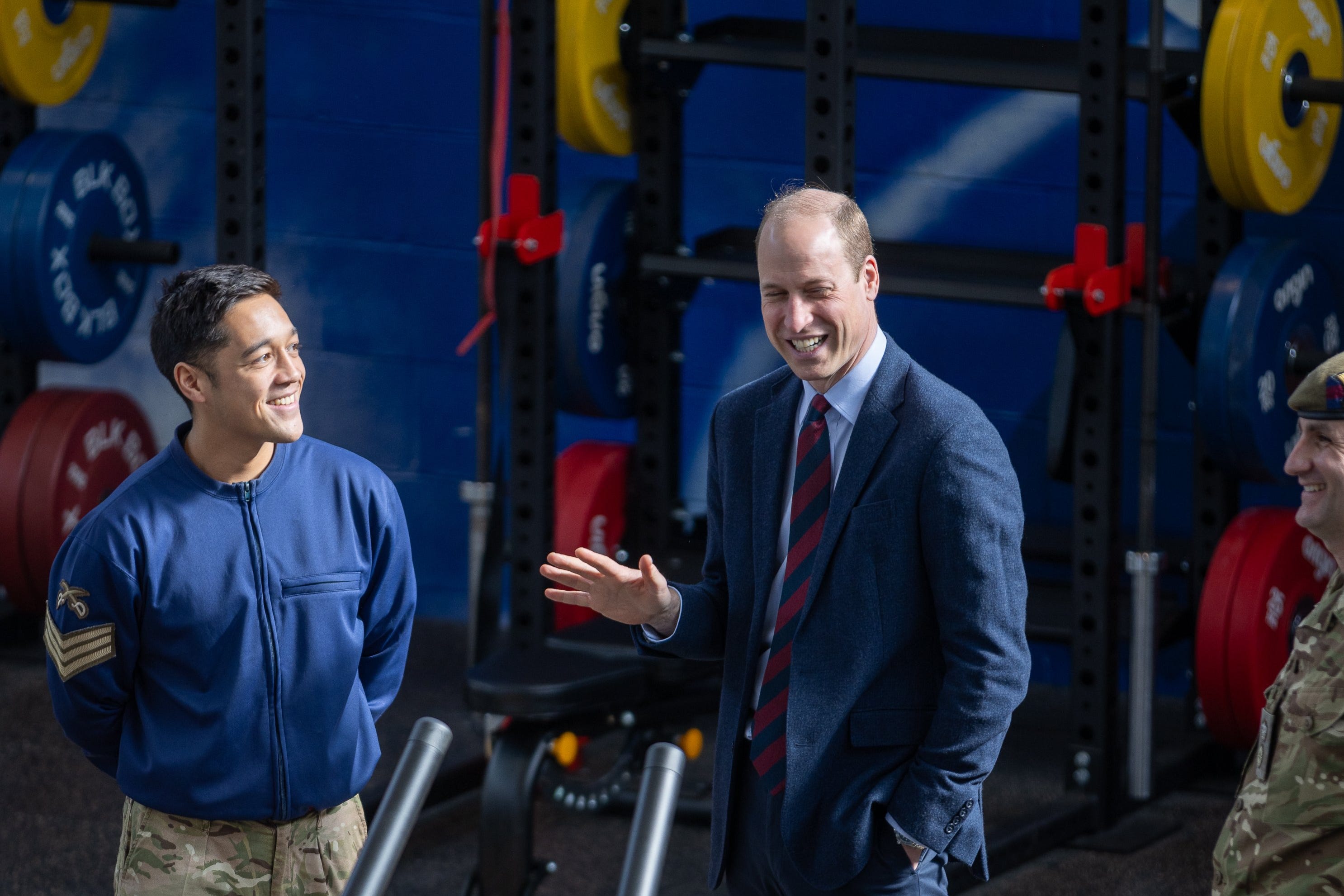 The Prince of Wales, Colonel of the Welsh Guards, meeting military personnel from the 1st Battalion Welsh Guards during a visit to Combermere Barracks in Windsor, Berkshire (Welsh Guards/Ministry of Defence/PA)