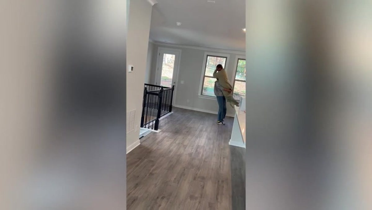 Single mother surprises son with dream home after ten years of hard work
