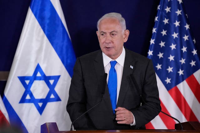 <p>Israel’s prime minister Benjamin Netanyahu spoke with GOP senators on Wednesday afternoon</p>