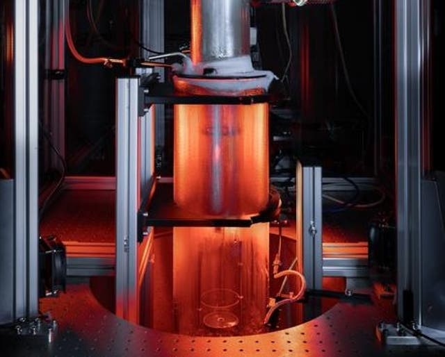<p>Experimental set up in the lab used in the black hole research</p>