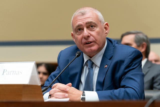 <p>Lev Parnas testifies before the House Oversight and Accountability Committee hearing on Capitol Hill in Washington, on Wednesday March 20 2024</p>