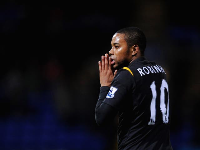 <p>File photo. Robinho of Manchester City </p>