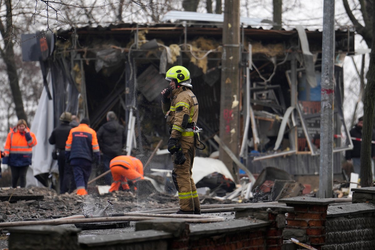 Ukraine’s capital Kyiv attacked by Russia for first time in 44 days with 13 people hurt