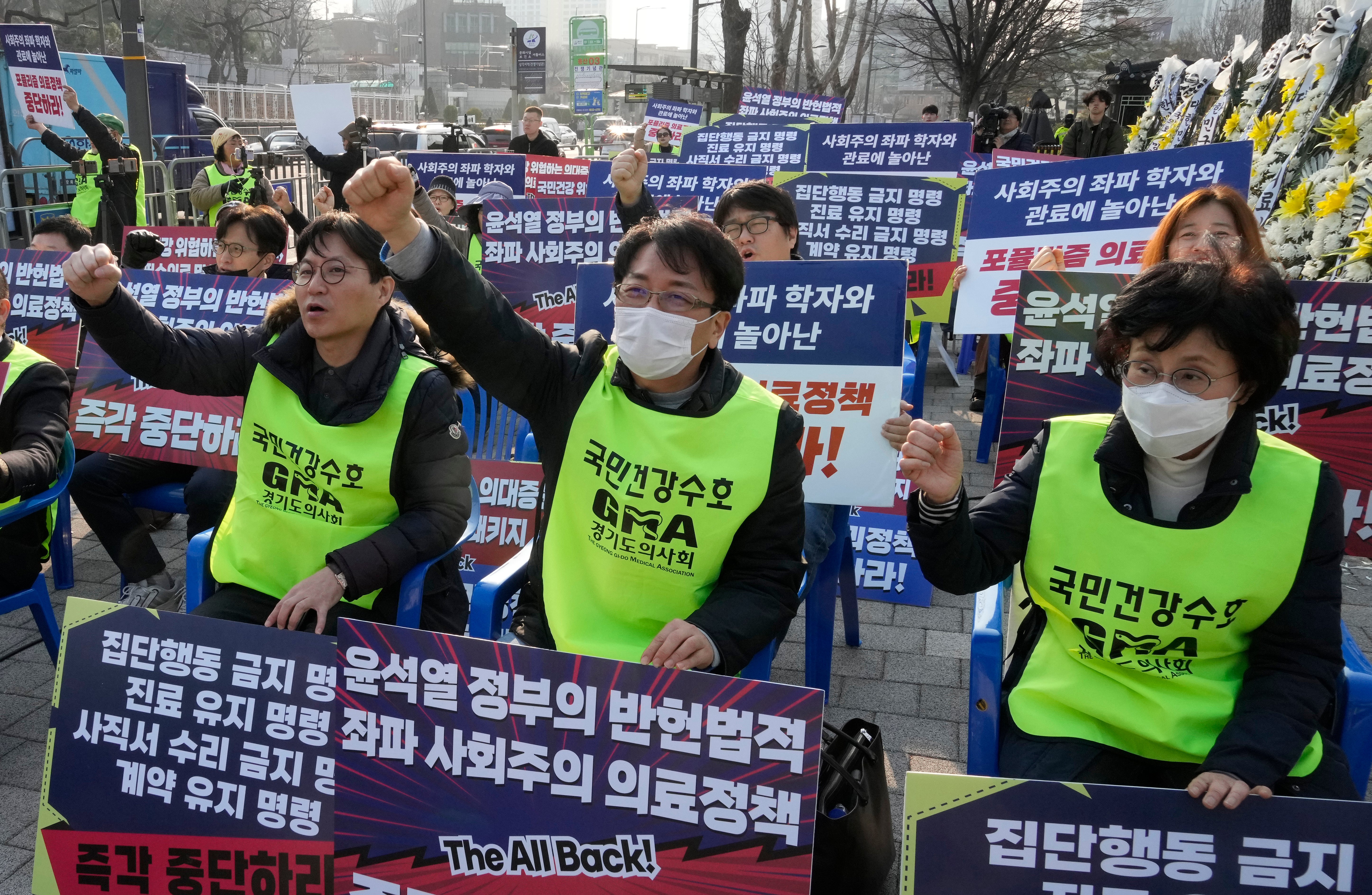 South Korea Doctors Protest