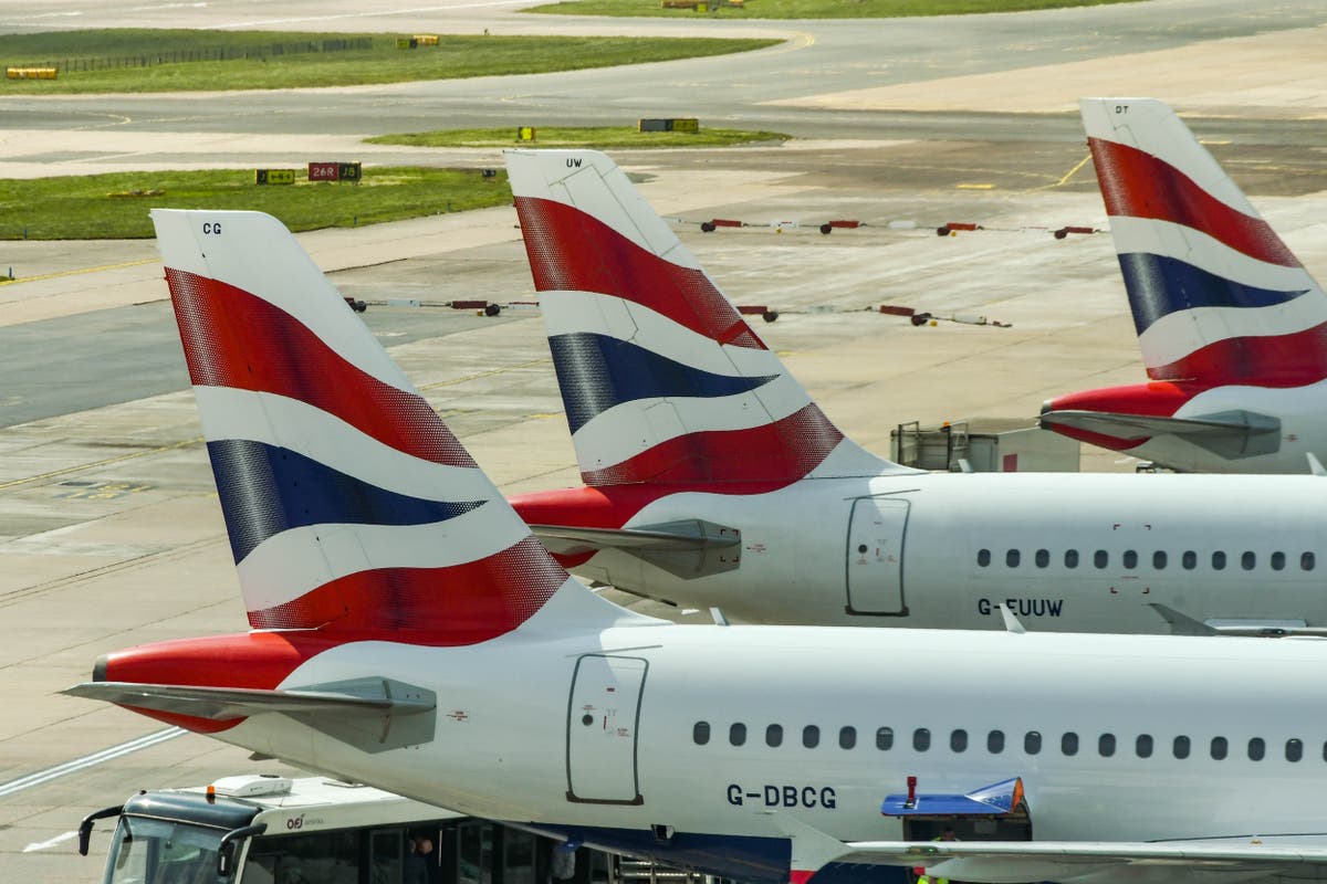 Why is British Airways cancelling flights between London and New York?