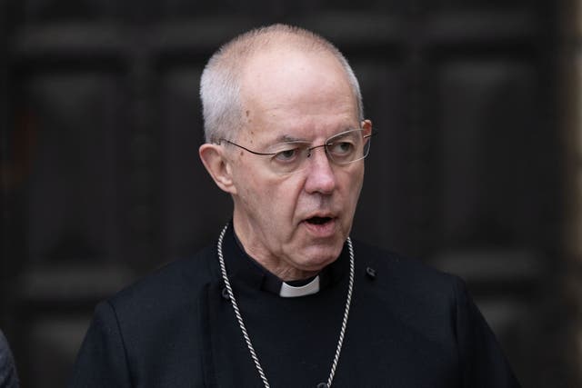 <p>Archbishop of Canterbury Justin Welby rejected claims the Church of England is helping to ‘subvert’ the asylum system</p>