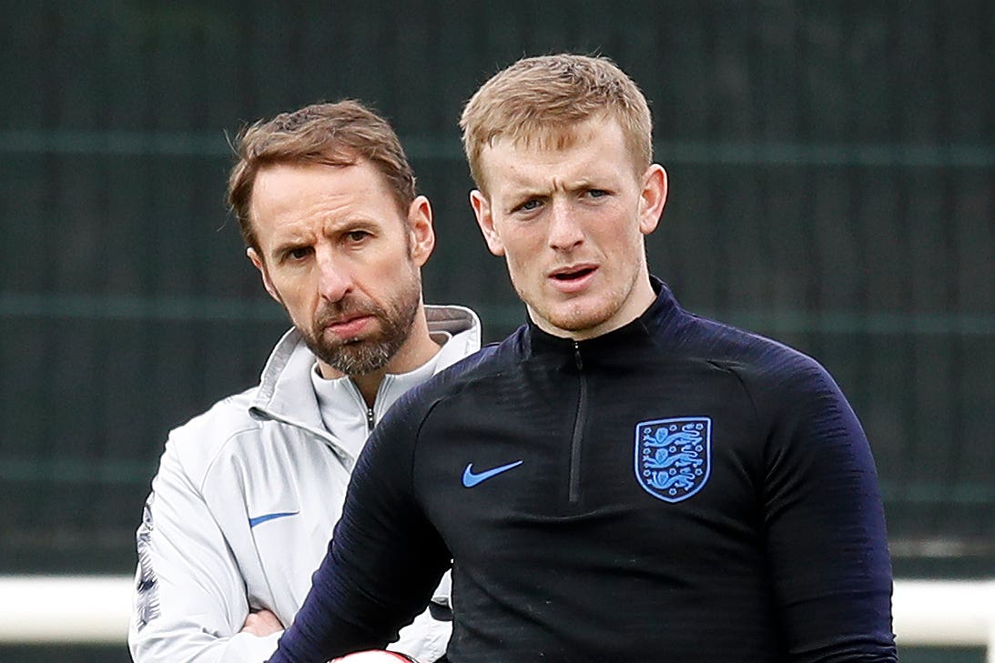 England goalkeeper Jordan Pickford says Gareth Southgate is a ‘top man manager’ (Martin Rickett/PA)