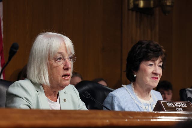 <p>Senate Appropriations Committee chair Sen. Patty Murray (D-WA) and Senator Susan Collins (R-ME) released the text of the second spending bill to fully fund the government and avoid a government shutdown. (Photo by Jemal Countess/Getty Images for JDRF)</p>