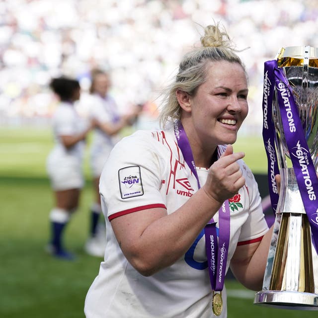 <p>Marlie Packer captained England to Women’s Six Nations victory at Twickenham last year </p>