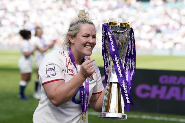 <p>Marlie Packer captained England to Women’s Six Nations victory at Twickenham last year </p>