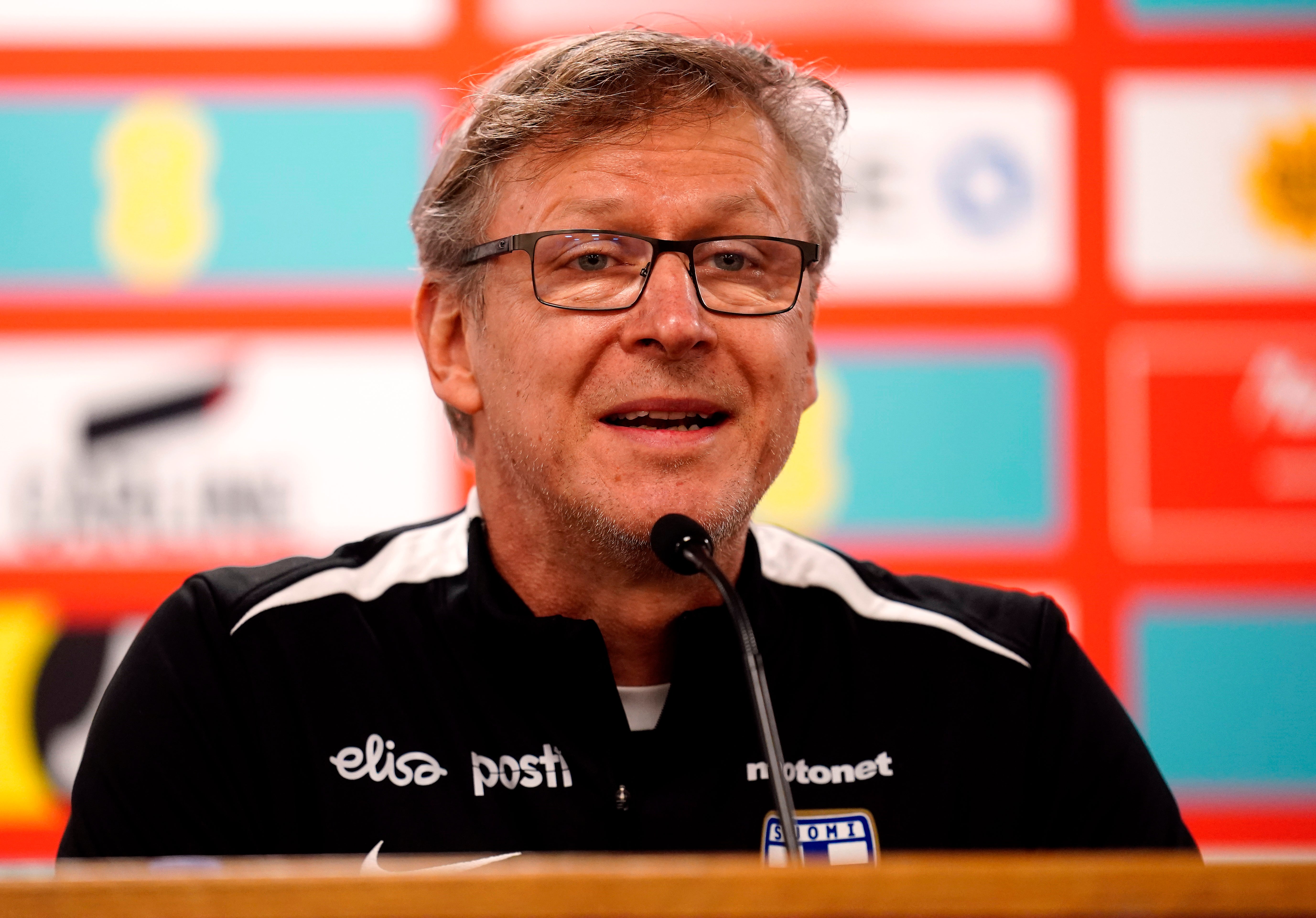 Finland head coach Markku Kanerva during Wednesday’s press conference