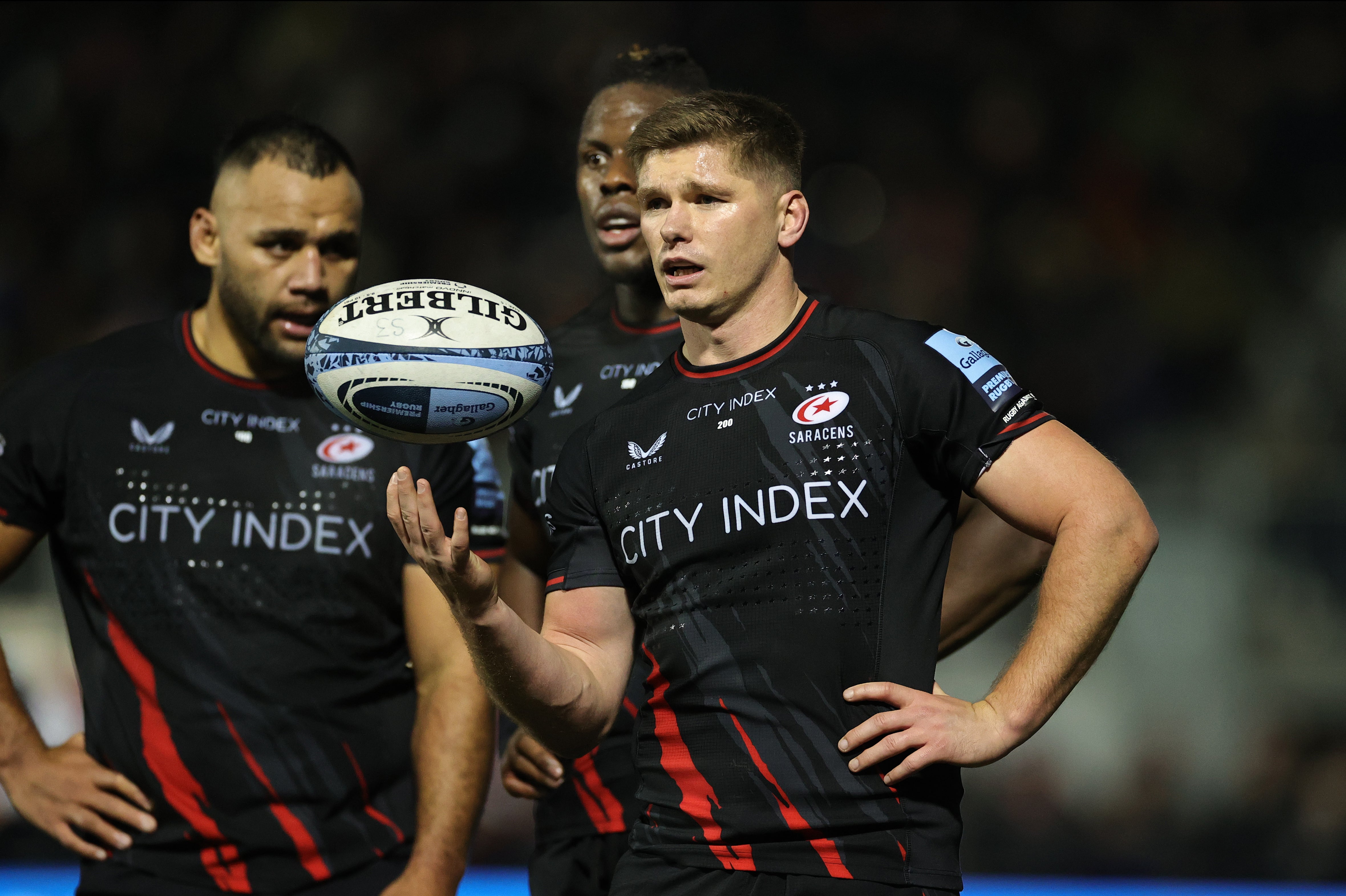 Saracens are hoping to give Owen Farrell a winning send-off