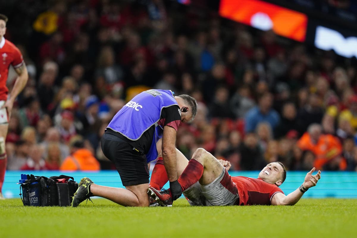 George North set for lengthy spell on sidelines after rupturing Achilles